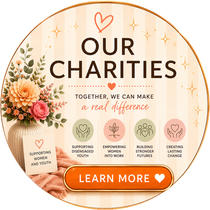Learn about the charities supported by Four Girls and a Rack